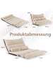 COSTWAY Bodensofa 3 in 1 in Beige