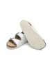 VITAFORM Vollrindleder Sandalen in weiß
