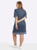 sheego Jersey-Kleid in rauchblau
