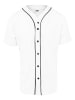 Urban Classics Urban Classics Herren Baseball Mesh Jersey in wht/blk