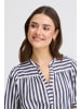 Fransa Kurzarm-Bluse FRDONNIE Regular fit in NAVY BLAZER WHITE STRIPE