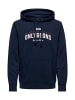 Only&Sons Hoodie 'Lenny Reg Vintage' in dunkelblau