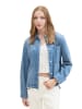 TOM TAILOR Denim Jeansjacke in Used Light Stone Blue Denim