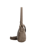 COCCINELLE Rebekka - Schultertasche 23 cm (cognac) in warm taupe