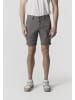 KOROSHI Herren baumwoll chino shorts in grau