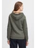 Oxmo Kapuzensweatjacke OXVicky Pile Sweat Zip-Hoodie 21300532-ME Sweatshirtjacke mit Teddyfutter in Grün