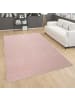 KADIMA DESIGN Waschbarer Teppich waschmaschinenwaschbar Unifarben Küche, Flur in Rosa