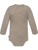 Normani Outdoor Sports Baby Merino Wickelbody Langarm Kaitaia in Beige