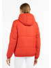 DreiMaster Damen Wattierter Winterblouson in Rot Koralle