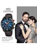 Festina Analog-Armbanduhr Festina Chronograph schwarz groß (ca. 45mm)