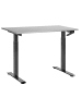 Beliani Höhenverstellbarer Schreibtisch DESTINES in Grau/Schwarz