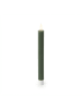 relaxdays 6 x LED Stabkerzen in Khaki