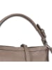 Toscanto Toscanto Schultertasche Leder grau ca. 38cm