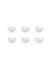 Villeroy & Boch 6er Set Dipschälchen Manufacture Rock in Weiß Ø 7,7 cm in weiß
