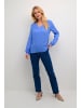 Kaffe Langarm-Bluse Amber Regular fit in Ultramarine