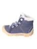 PEPINO Lauflern Schnürstiefel Warmfutter Barfußschuh in blau