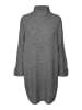 Vero Moda Strickkleid in Medium Grey Melange