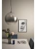 Leitmotiv Lampe aus Glas, BUBBLE in Silber, 150 cm