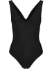 Urban Classics Urban Classics Damen Ladies Recycled High Leg Swimsuit in black