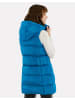 Threadbare Longweste THB Vinyard Sporty Gilet in Blau