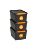 SmartStore 3er-Set Aufbewahrungsbox Pro Schwarz 14L