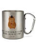 Mr. & Mrs. Panda Teetasse Hamster Hut mit Spruch in Silber