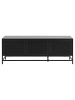 ebuy24 Sideboard Newcastle Schwarz 160 x 40 cm