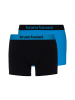 Bruno Banani Boxershort 2er Pack in Blau/Schwarz