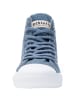 ethletic Canvas Sneaker White Cap Hi Cut in workers blue | just white