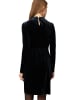 Zero  Samtkleid mit Stehkragen in Black Beauty