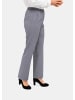 GOLDNER Kurzgröße:  Elegante Stretchhose mit Komfortbund in silbergrau / melange