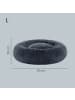 Feandrea Hundebett Bobbee in Dunkelgrau - (H)20 x (D)70 cm