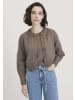 Hessnatur Strick Jacke Relaxed Cropped in camel