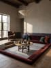 KADIMA DESIGN Kurzflorteppich Uni pflegeleicht Wohnzimmer Schlafzimmer Flur Esszimmer in Grau
