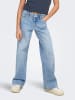 KIDS ONLY Jeans mit weitem Bein in Light Blue Denim