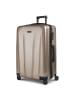 Police New York 4 Rollen Trolley L 72 cm mit Dehnfalte champagner