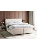 Beliani Boxspring Bett MAJOR in Beige - (W) 171 x (H) 109 x (L) 212 cm