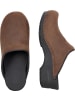 Sanita Comfortwear Clog "Original-Sonja Textured Oil Op" in Braun