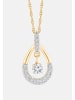 Diamant Exquis Halskette aus 585 Gelbgold mit Diamant