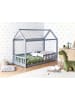 Beliani Kinderbett COSSAYE in Grau - (W) 98 x (H) 161 x (L) 208 cm