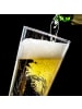 Mr. & Mrs. Panda Bierglas Hund Blumen mit Spruch in Transparent