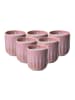 like. by Villeroy & Boch 6er Set Duftkerzen Sunkissed Perlemor Home Coral ø 8,5 x 9 cm rosa in rosa