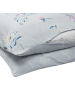 Beliani 2-tlg Bettwäsche EVERGREEN in Blau