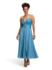 Vera Mont Abendkleid mit Stickerei in Shiny Bluestone