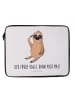Mr. & Mrs. Panda Notebook Tasche Faultier Vogel mit Spruch in Weiß