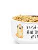 Mr. & Mrs. Panda Salatschälchen Mops Krone mit Spruch in Weiß