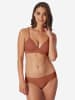 Schiesser Slip Invisible Cotton in terracotta