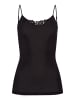 Hanro Spaghettitop Woolen Silk in Black