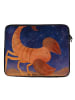 Mr. & Mrs. Panda Laptop Tasche Sternzeichen Skorpion Design ohne... in Weiß