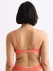 Erlich Textil  DREAMY LACE PLUNGE BRA in wilde orange